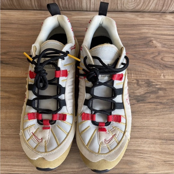 New NIKE AIR MAX 98 INSIDE OUT DESERT SAND RED BLACK WHITE BROWN GUNDAM SZ 8 - Picture 8 of 8